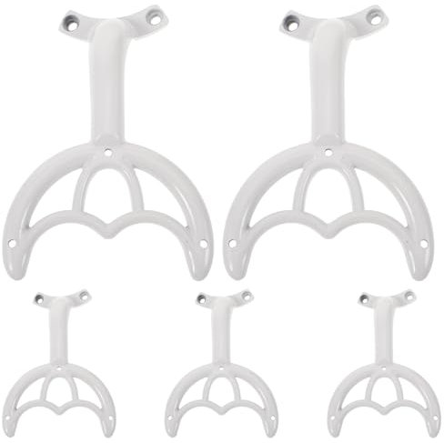 Hemobllo 5pcs Support Rod Fan Balancing Kit Ceiling Fan Part Ceiling Fan Arms Ceiling Fan Brackets Fan Support Fan Support Universal Fan Hardware Fan White Metal