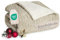 Blumtal Kuscheldecke 230x270 cm mit Zopfstrick-Optik - Oeko-TEX zertifizierte Mikrofaser Fleecedecke mit weicher Sherpa-Innenseit/Kuscheldecke flauschig 230x270 - Wohnzimmer Decke in Beige und Weiß