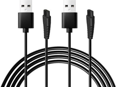 5V USB Beard Trimmer Charger Cord Compatible with Philips Norelco One Blade 360 Electric Shaver QP2724 QP1924 QP2834 QP4631 QP1324 MG9510 X5006, Power Cable for 360 Razor Replacement Charging Lead