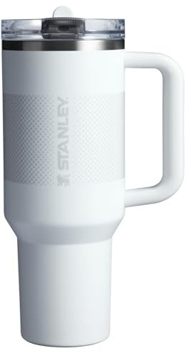 Stanley Quencher ProTour Flip Straw Tumbler with Leakproof Lid 40 oz | Built-In Straw & Handle | Cupholder Compatible for Travel | Insulated Stainless Steel Cup | BPA-Free | Frost Fade