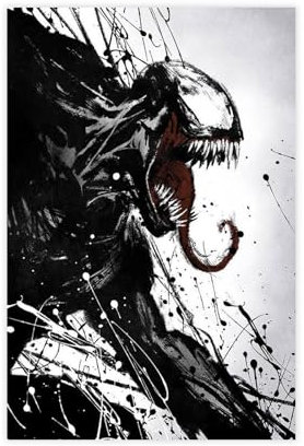 Venom Filmposter auf Leinwand, Wandkunst, Dekor, Bild, Gemälde für Wohnzimmer, Schlafzimmer, Dekoration, 30 x 45 cm