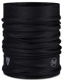 Buff®| ThermoNet® Multifunktionstuch Junge Mädchen, Warm, Komfortabel, Recycelte Materialien, Leicht, Atmungsaktiv, Wärmedämmung, Schnee, Einheitsgröße, Schwarz