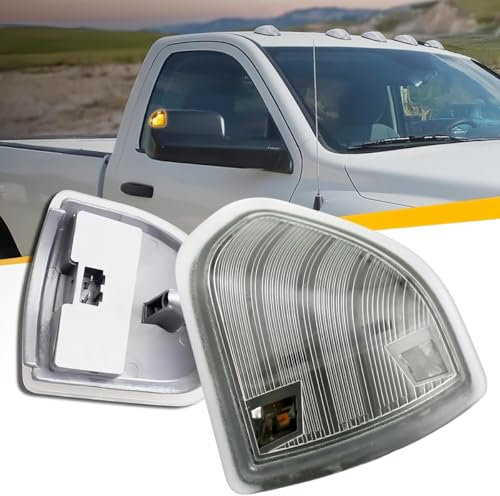 BCBSYCJP Spiegelblinker Außenspiegel Blinker Für Dodge Ram 1500 2500 3500 4500 5500 Links Rechts Auto-Seiten-Rückspiegel Blinker-Licht-Anzeigeleuchte Zubehör ersetzen,Left