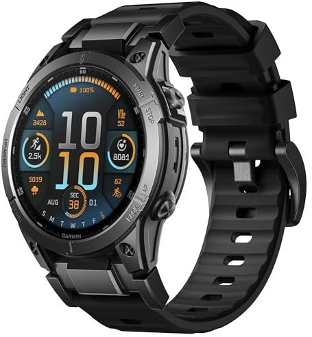 Bandletic Armband für Garmin Fenix 8, Fenix 7 & 6 - Garmin Forerunner 965 & 955 - 22mm Quick Fit Armband