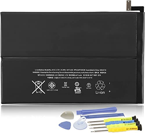 A1512 Batterie pour tablette compatible avec iPad Mini 2 A1489 A1490 A1491 Mini 3 A1599 A1600 A1601 ME276LL/A ME277LL/A ME278LL/A ME856LL/A ME276B/A ME276NF/A A MF0666. LL/A MF080LL/A MF086LL/A