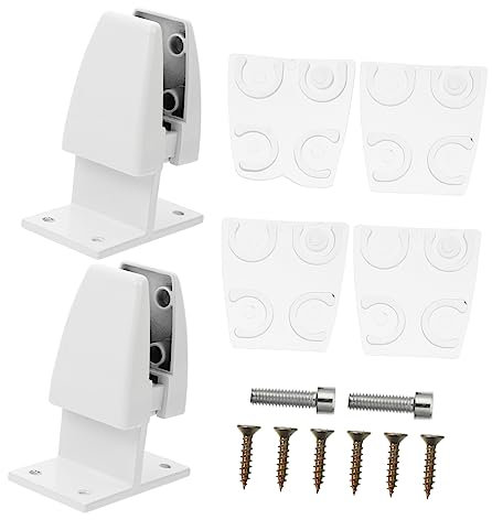 SEWACC 2 Stück Desktop Blendenclip Schreibtisch Bildschirm Monitorständer Desktop Ständer Elektrische Raumteiler Bildschirm Trennwandklemme Gebogener Monitor Schreibtisch