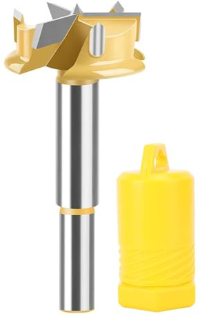 Forstner Drill Bit, 35mm 3 Flöte Holzbearbeitung Forstner Bohrer für Hartes Weiches Holz, Plastik, Sperrholz