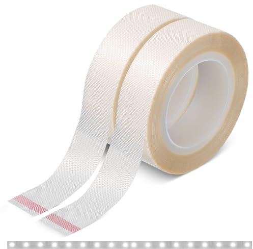 2 Rollen Verdunkelungsband LED Streifen Abdeckung Dimmen Light Dimming Tape Aufkleber für LED Strip Schlafzimmer Deko TV Hintergrundbeleuchtung, Reduziert Blendung bei gleichbleibender Helligkeit