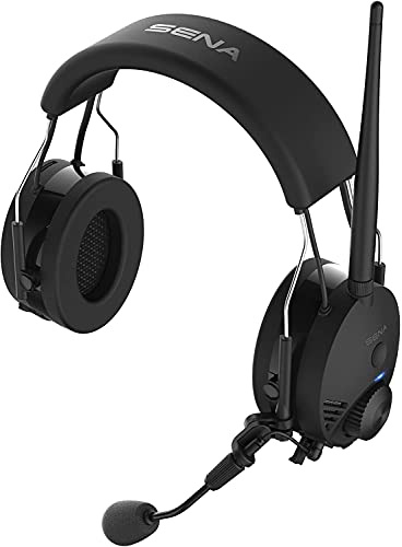 Sena Tufftalk-01 Over The Head Earmuff with Long-Range Bluetooth Communication - Black