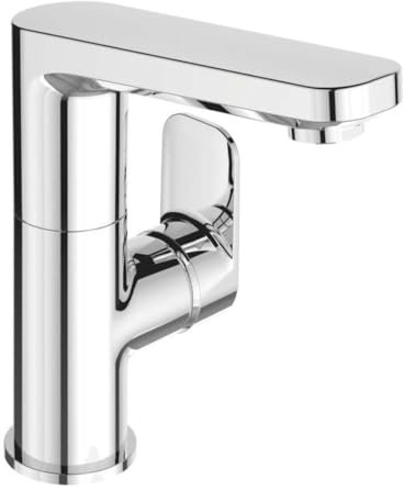 Ideal Standard Waschtischarmatur Tonic II, mit Hohem Auslauf, 5 l/Min, o.Ablgarn, Ausld.120mm, Chrom, A6476AA