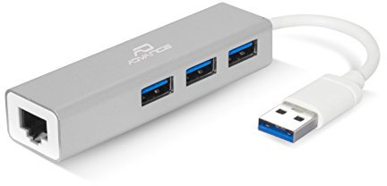 ADVANCE Adaptateur USB 3.0 Réseau Gigabit Ethernet RJ45 + 3 ports USB 3.0: Surfez en haut débit !