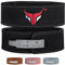 Mytra Fusion gewichthebergürtel 100% Echtes Leder Weightlifting Belt weiße Schnalle, Lifting Belt for Fitnessstudio, Fitness, Training, gewichthebergürtel Herren & Damen Gym Belt (Schwarz, L)
