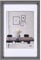 walther design Bilderrahmen stahl 10,5 x 15 cm mit Passepartout, Steel Style Kunststoffrahmen ES015D