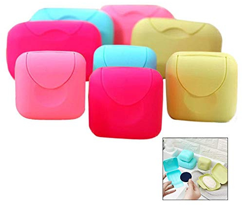 LSTK Portasapone Contenitore di Colore,2 Pezzi Portasapone da Viaggio da Doccia Impermeabile,Casa, All'aperto, Viaggi