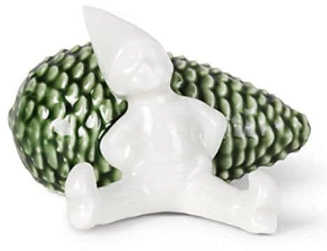 Kähler Weihnachtsfreude H5.5 cm Weihnachtsgeschichten Dekoration, Weiss