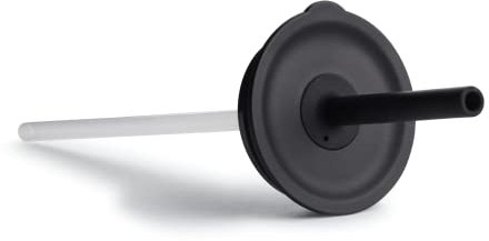 HYDRO FLASK - Trinkhalm-Deckel für Isolierte Becher - Wabenförmige Isolierung - Spritzwasserdichter, Flexibler Strohhalm für Wiederverwendbare Thermobecher - Black