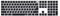 XSKN Russische Tastaturabdeckung aus Silikon für Apple iMac M1 Chip Magic Keyboard mit Touch ID und Ziffernblock A2520, Schwarz