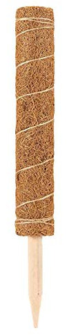Yusheng Kokos-Moos-Stab für Pflanzen – stapelbarer Moos-Totem-Pflanzen-Stützstab, Kokos-Sticks für Indoor-Topfpflanzen zum Klettern und Wachsen (50–80 cm/19,7–31,5 Zoll)