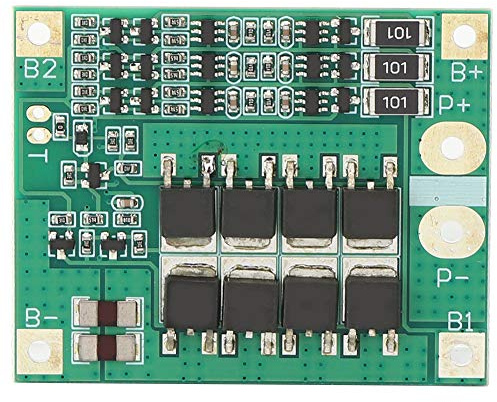 Kuuleyn Lithium-Batterie-Ladeplatine, 3S 12V 18650 Lipo-Batterie-Schutzplatinenmodul 25A BMS-PCB-Zellenbalance