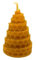 LAMARE 12 Velas de Miel de Abeja Natural 100% Cera de Abeja Hechas a Mano Sin Parafina - Ritual Mágico Buena Suerte 11/22 - Velas Decorativas - Perfectas para regalo (5 cm x 3 cm)