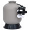 Tidyard Pool Sandfilter mit 6 Wege Ventil Sandfilteranlage Poolfilter Poolpumpe Filteranlage Filterkessel Pool Filter Schwimmbecken Grau 9 m³/h