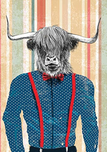 ART PRINT CAFE' – Pop Art Leinwandbilder – Matt Spencer, Rough Guy – 60 x 40 cm