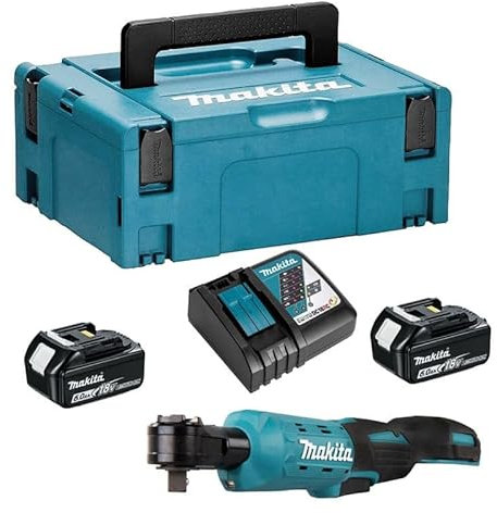 Clé à cliquet 18 V Li-Ion 3/8 1/4 47,5 Nm (2x6,0 Ah) en MAKPAC - MAKITA DWR180RGJ