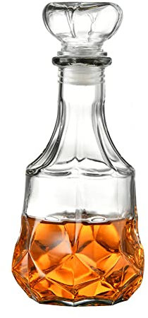 FEMUN, Decantador, decantador escocés, decantador de whisky de vidrio, decantador de whisky, botella de vidrio, decantador de licor, decantadores, decantador de vino, escocés, brandy o bourbon.