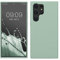 kwmobile Case Compatible with Galaxy S23 Ultra Case - TPU Silicone Cover - Works with Wireless Charging - Cool Mint