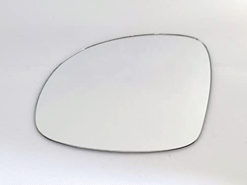 Fits SKODA YETI Side Door Wing Mirror Glass Left Convex Stick on Compatible with 2009-2020