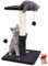 Happi N Pets 66CM Katzenkratzbaum, natürliche Sisal-Kratzbäume für Hauskatzen, Katzenbaum mit Plattform aus Plüsch 30 * 30 cm und Katzenspielzeugball, stabile Katzenkratzbäume für Kätzchen-Hellgrau