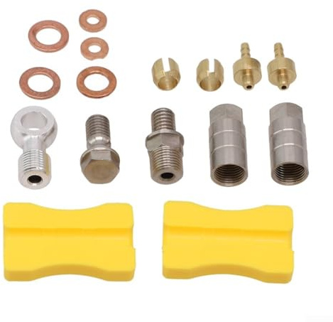 DAZZLEEX Fahrrad-Hydraulische Scheibenbremsen-Banjo-Anschluss-Ersatz-Set für BH90/SRAM, für Hoffnung für hydraulische Scheibenbremsen (für Hope)