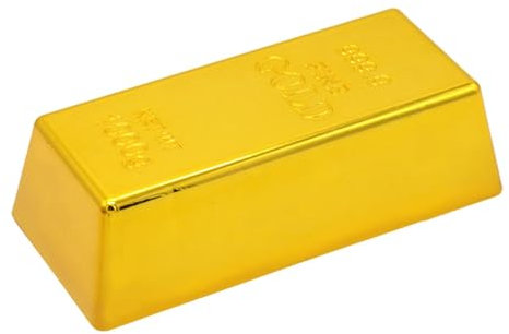 EHJRE Gefälschter Goldbarren, Neuheitsgeschenk, Türstopper, Film Requisite für Partyzubehör, Kindergeschenk