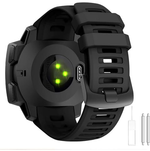 Armband für Garmin Instinct/Instinct 2 - Weiches Silikon Uhrenarmband Sport Ersatzarmband - Solar/2/Tactical/Esports Versionen