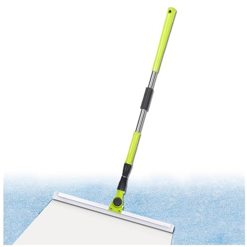 RYJYQYX Tira Acqua Pavimenti, con Manico Lungo 130 Cm Scopa Magica Spazzatrice, Scopa Magica Spazzatrice Pulisce Vetri,Polveri Sottili,Capelli,Liquidi