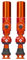 Muc-Off Big Bore Hybrid Tubeless Ventil, Orange 30 mm - Präzisionsgefertigte Staubschutzkappen mit Revolutionärer Airflow-Technologie - Fahrradventil Kappen für Tubeless MTB/Road/Gravel Bikes