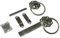 Garden Ring Gate Latch Stainless Steel 6 (Twisted Handle Door Catch Lock)