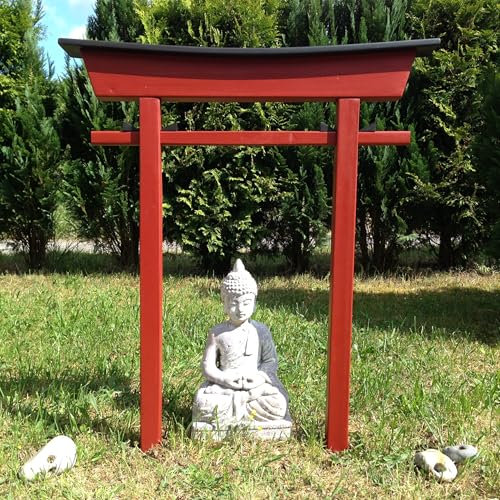 AAF Nommel Torii Puerta Japonesa para Casa y Jardín Arco de Madera Nº 023