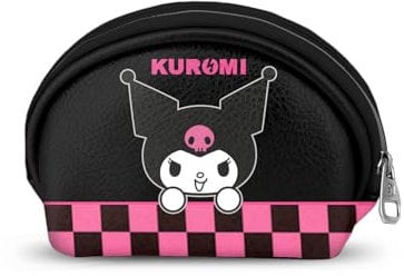 KARACTERMANIA Porte-Monnaie Ovale Casual Unisex Kids Porte-Monnaie Ovale Casual, Multicolore Kuromi, Taille Unique