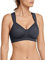 Schiesser Damen sportbeha, softcup Sport BH, Grau (Anthrazit 203), 80C EU