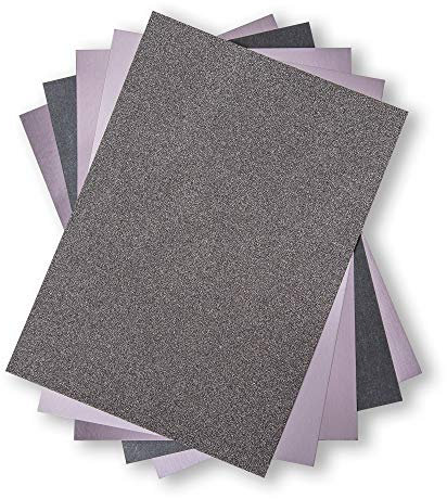 Sizzix Surfacez Opulent Cardstock A4 anthrazit 50 Blatt