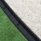 Monster Shop Bordure de Pelouse Flexible Bordure de Jardin Gazon Bordure de Chemin Bordure de Potager Bordure de Lit de Fleurs Bordure Surélevée en Caoutchouc Gazon Artificiel Noir | Lot de 6 x 1.2m