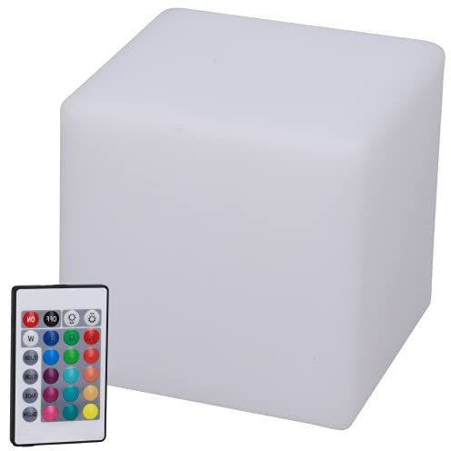 LED Cube Light Lampe Fernbedienung RGBW Einstellbar 16-Farben 4-Modus Langlebiges Nachtlicht für Indoor Home Bar KTV Tischatmosphäre Lampen Partydekoration,dekorative Desktop-Leuchten