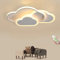 YLFXL Kinderzimmer LED Deckenlamp, Moderne Cloud Fernbedienung Dimmbare Deckenleuchte Mädchen/Jungen Schlafzimmer, Kinderzimmer, Wohnzimmer,Babyzimmer, 32W 2800LM