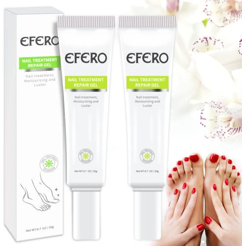 2pack Fungal Toenail Treatment, Fungus Nail Cream, Fungal Nail Treatment for Toenails Extra Strong, for Toe and Finger Nail Fungal Treatment Essence Gel, Repair Discolored Damaged Nails