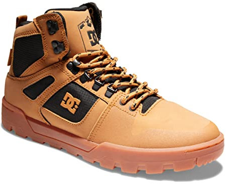 DC Shoes Pure Hi - Wasserabweisende Lederstiefel für Männer Beige