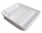 rg-vertrieb Abtropfgestell Abtropfständer Geschirrablage Abtropfschale Abtropfgitter Abtropfkorb Geschirr Korb 42x34cm (Weiß)