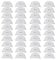 Transparent Full Face Shield Bicycle Helmet Safety Glasses Eye Shield Mask Protective Cover Windproof Face Mask with Filters (40PCS Filters)