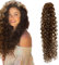 RUNATURE Tape Extensions Echthaar Locken 55cm Braun Tape in Extensions Echthaar Lockig Unsichtbare Haarverlängerung Echthaar Braun Extensions Locken Echthaar Tape 20 Stück 50g #4NW