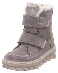 Superfit Bottes de neige Flavia pour fille, Gris/rose 2000, 32 EU Schmal